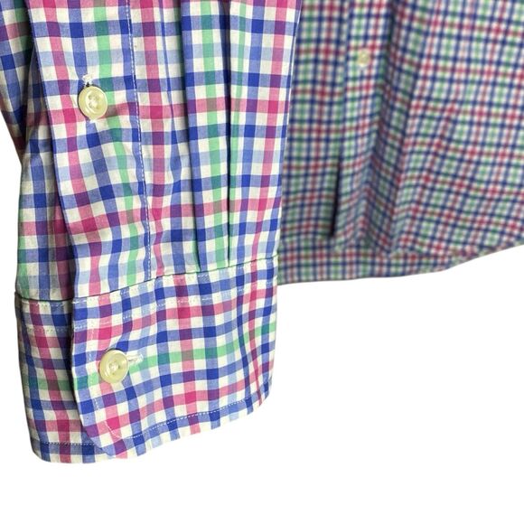 Polo Ralph Lauren Shirt Mens Large Colorful Button Down Plaid Long Sleeve Preppy - Picture 11 of 13